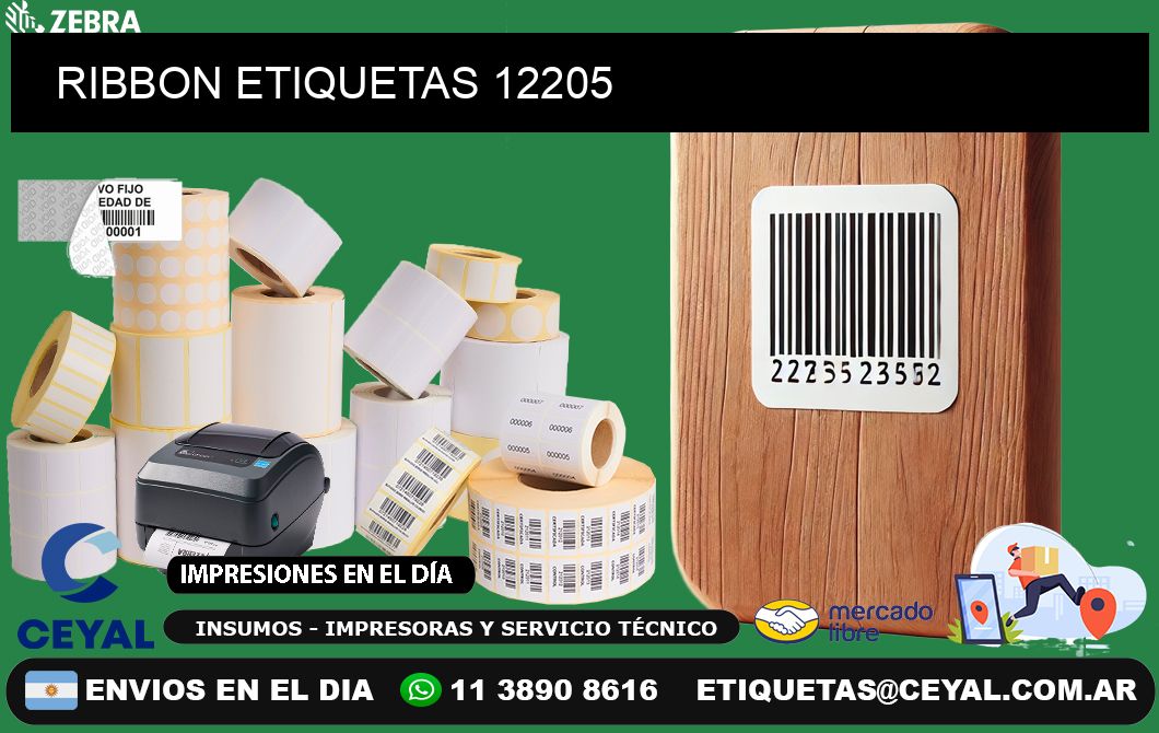 RIBBON ETIQUETAS 12205