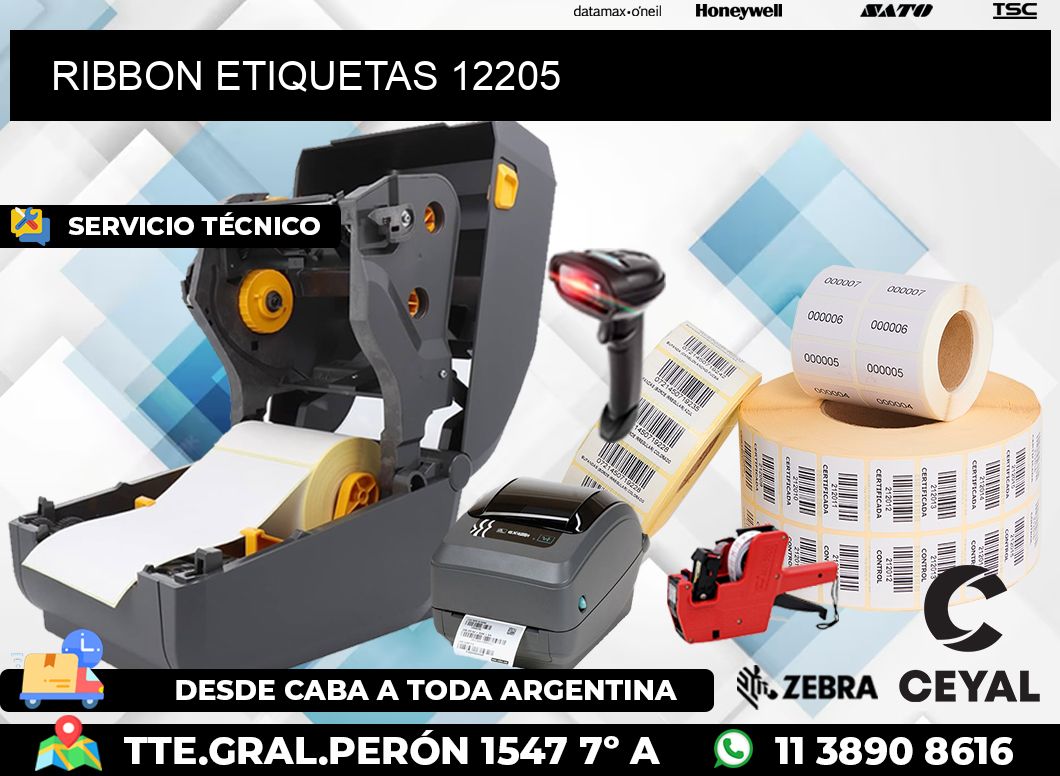 RIBBON ETIQUETAS 12205