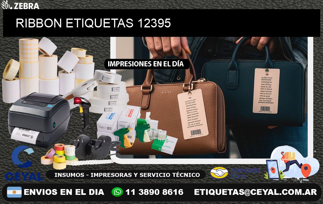 RIBBON ETIQUETAS 12395