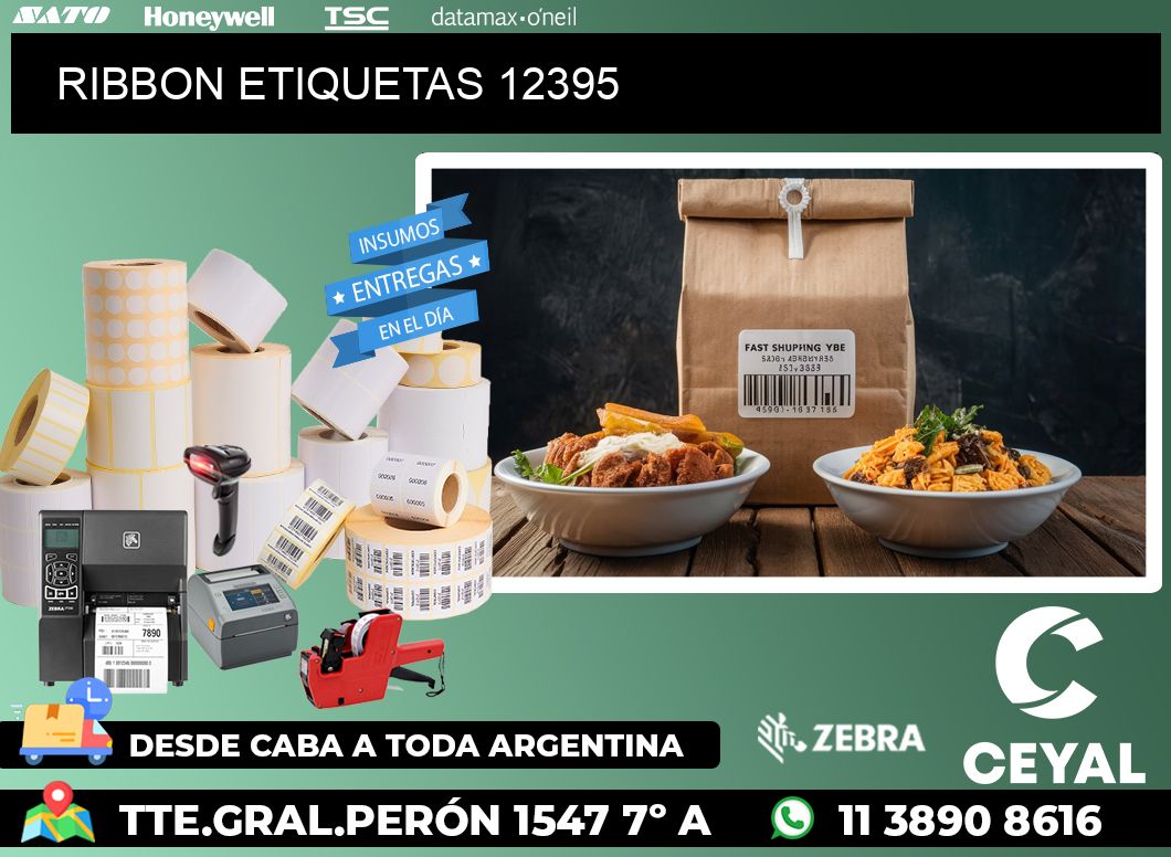 RIBBON ETIQUETAS 12395