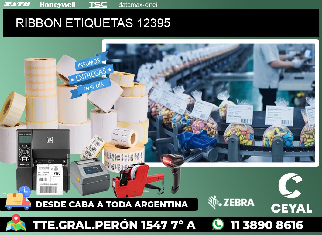 RIBBON ETIQUETAS 12395