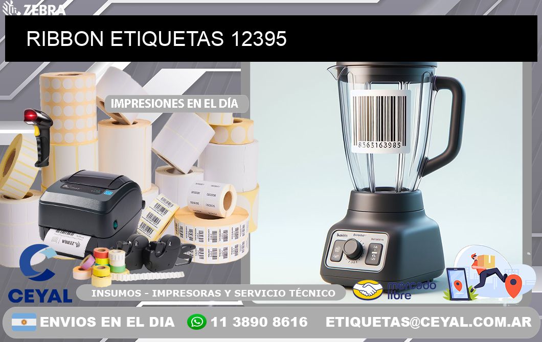 RIBBON ETIQUETAS 12395