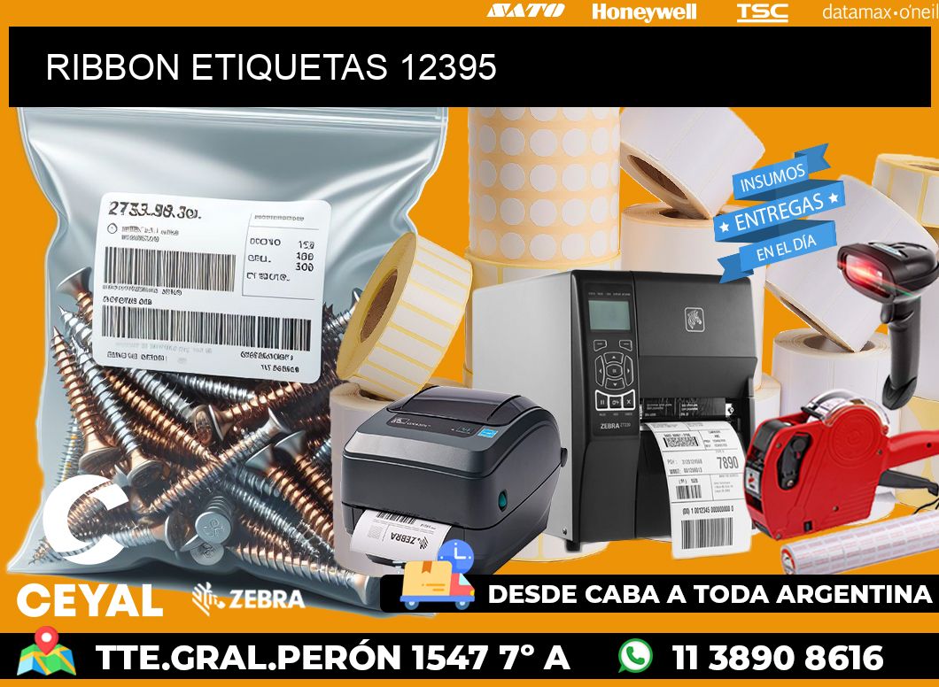 RIBBON ETIQUETAS 12395