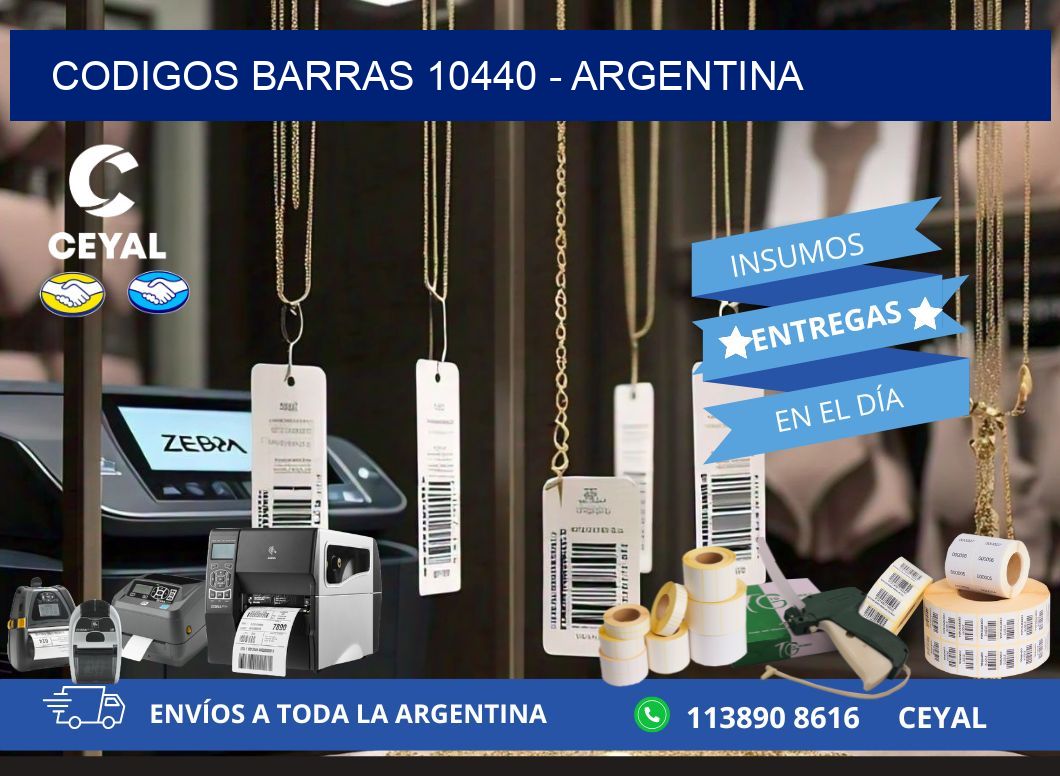 CODIGOS BARRAS 10440 - ARGENTINA