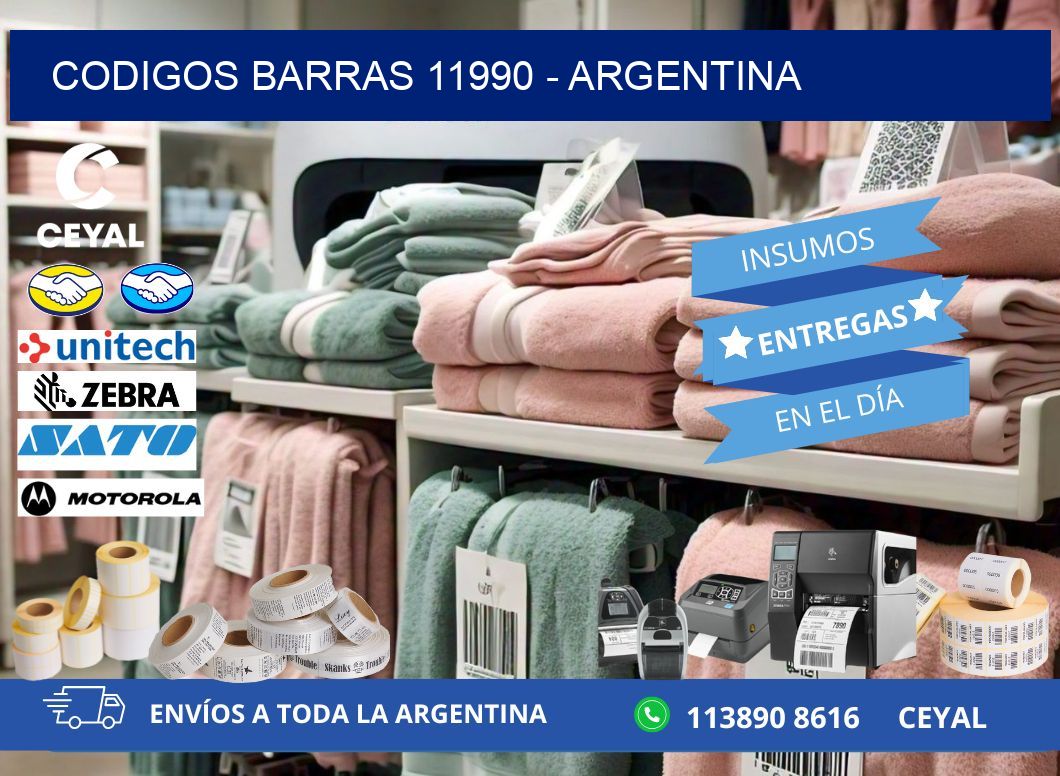 CODIGOS BARRAS 11990 - ARGENTINA