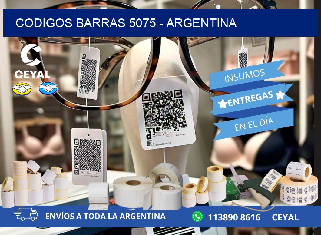 CODIGOS BARRAS 5075 - ARGENTINA