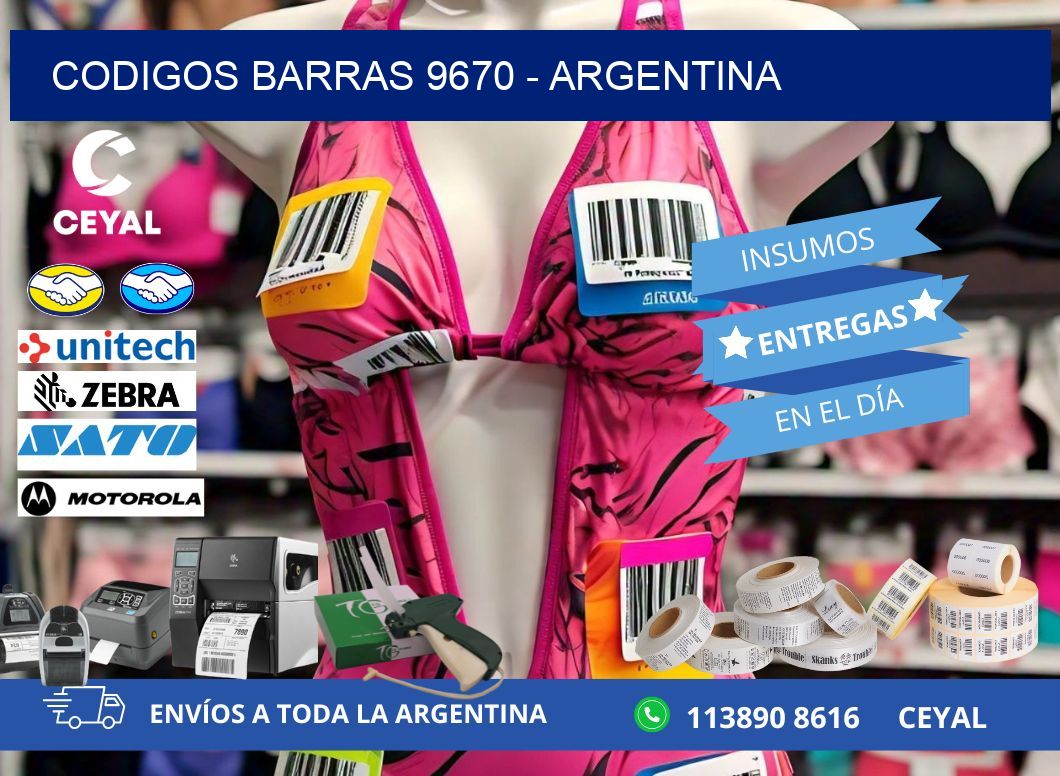 CODIGOS BARRAS 9670 – ARGENTINA