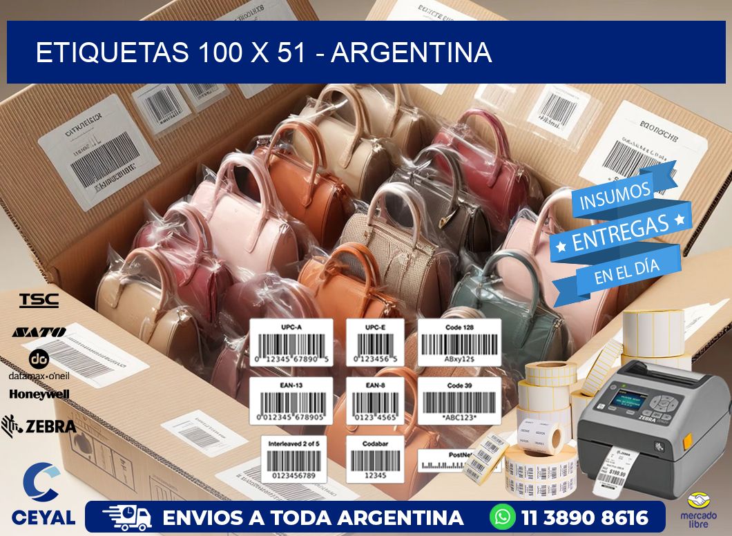 ETIQUETAS 100 x 51 - ARGENTINA