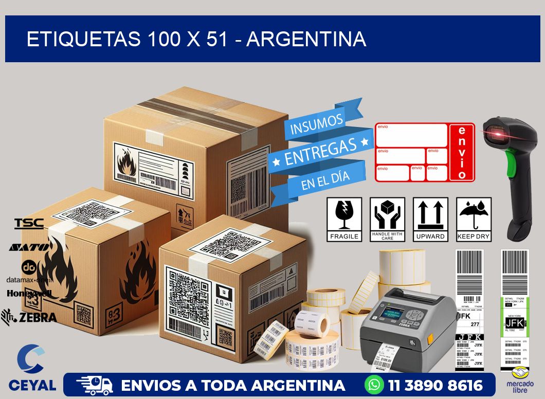 ETIQUETAS 100 x 51 - ARGENTINA