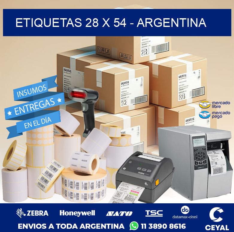 ETIQUETAS 28 x 54 - ARGENTINA
