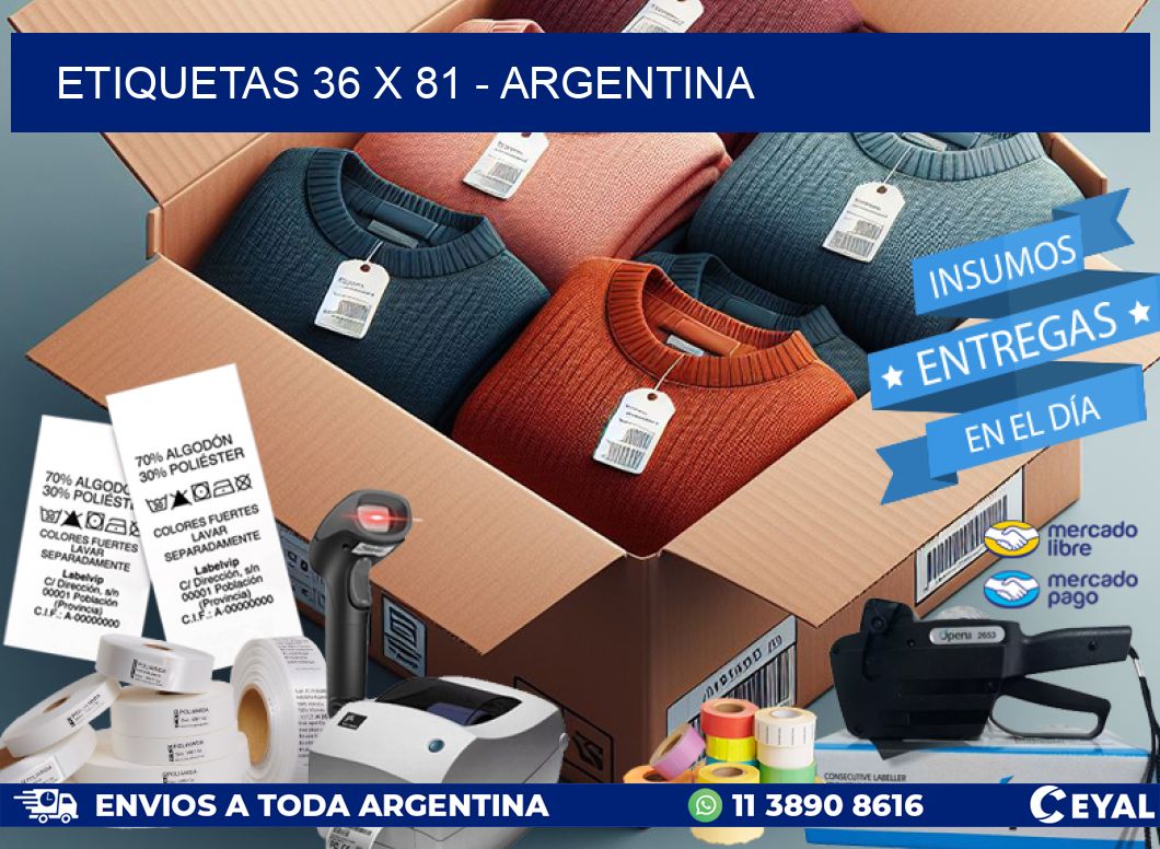 ETIQUETAS 36 x 81 – ARGENTINA