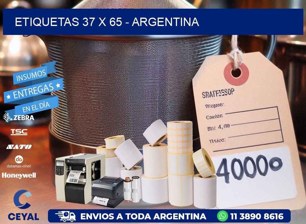 ETIQUETAS 37 x 65 - ARGENTINA