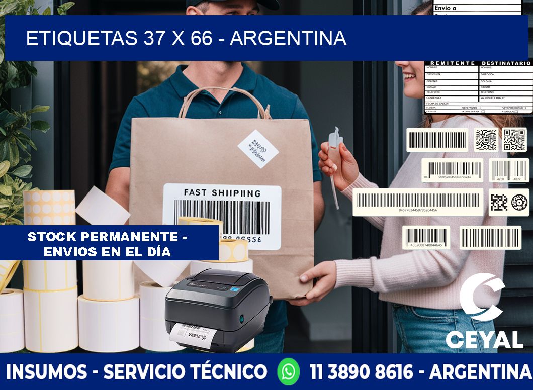 ETIQUETAS 37 x 66 - ARGENTINA