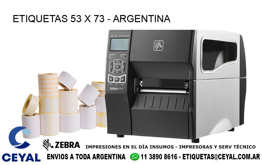 ETIQUETAS 53 x 73 - ARGENTINA