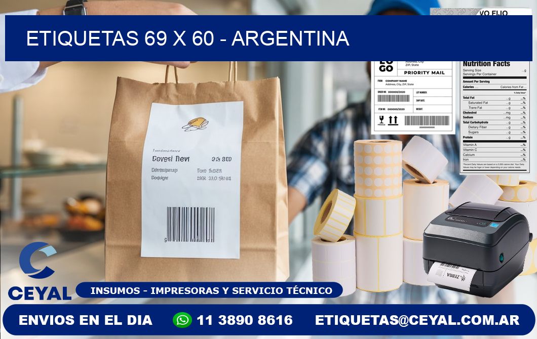 ETIQUETAS 69 x 60 - ARGENTINA