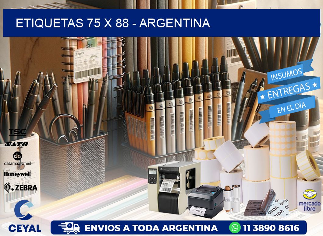 ETIQUETAS 75 x 88 - ARGENTINA