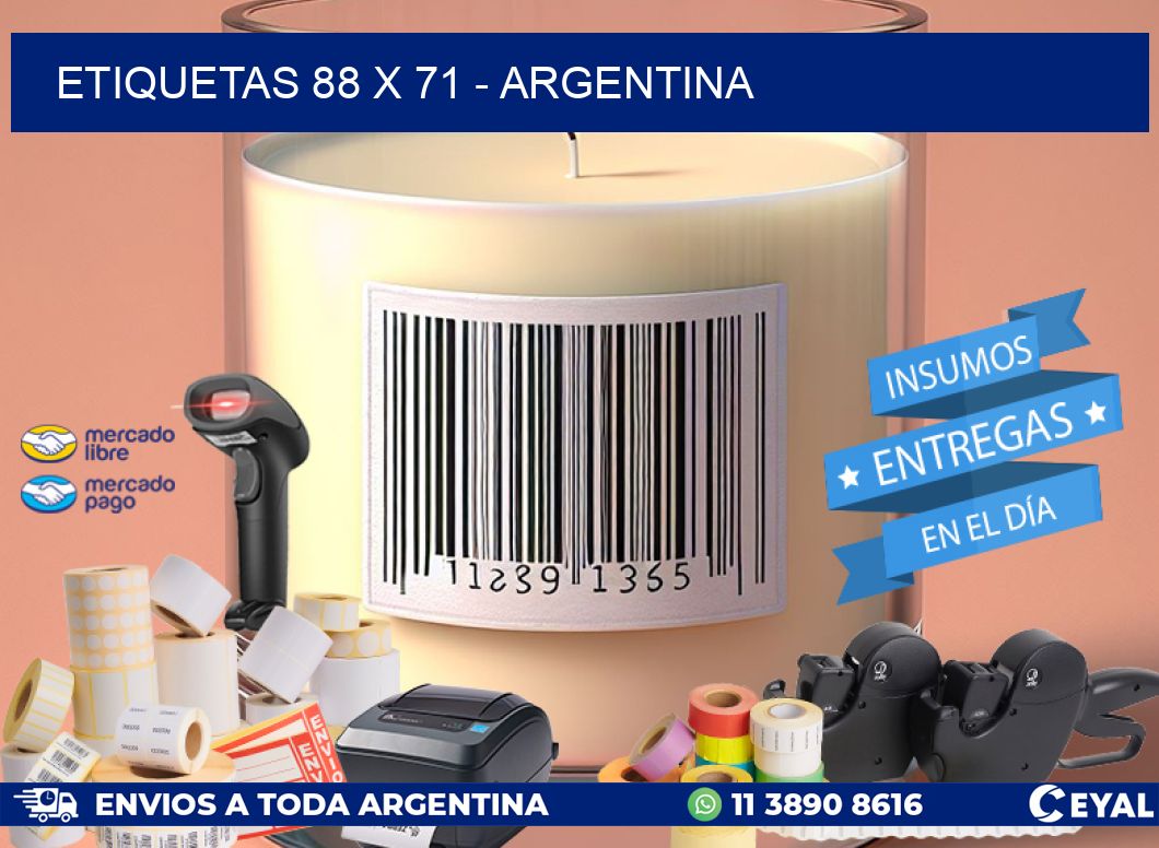 ETIQUETAS 88 x 71 - ARGENTINA
