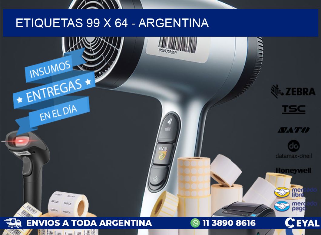 ETIQUETAS 99 x 64 - ARGENTINA