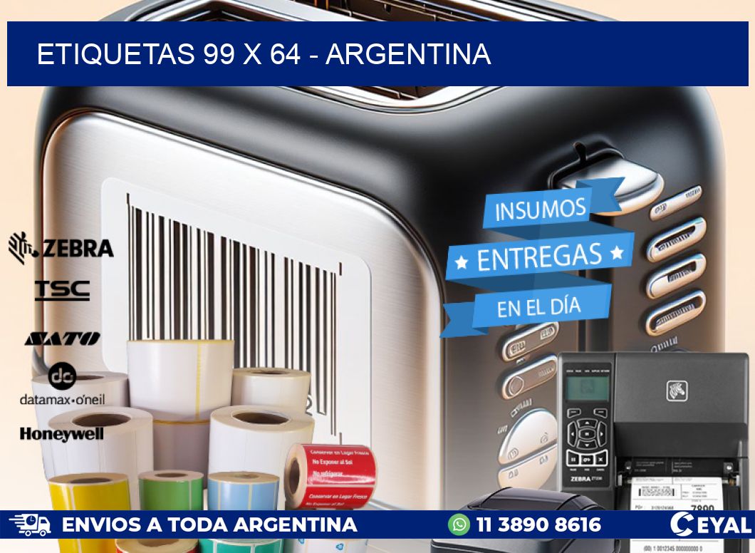 ETIQUETAS 99 x 64 - ARGENTINA