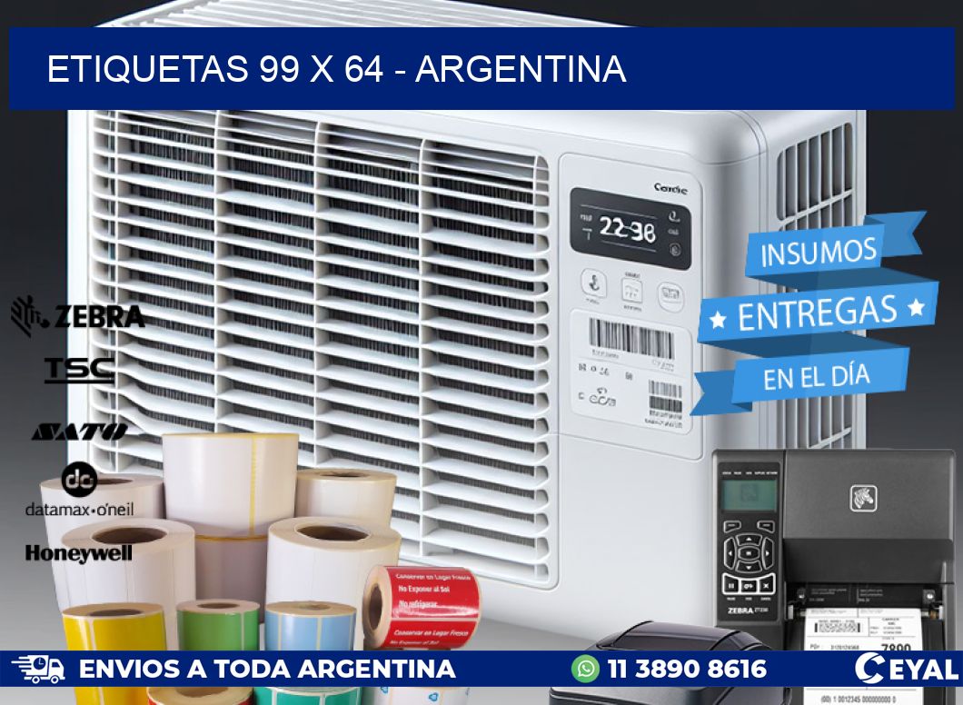 ETIQUETAS 99 x 64 - ARGENTINA