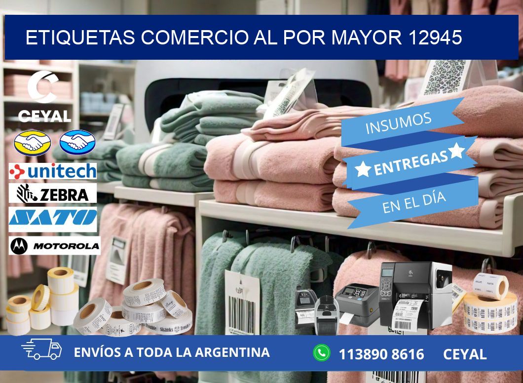 ETIQUETAS COMERCIO AL POR MAYOR 12945