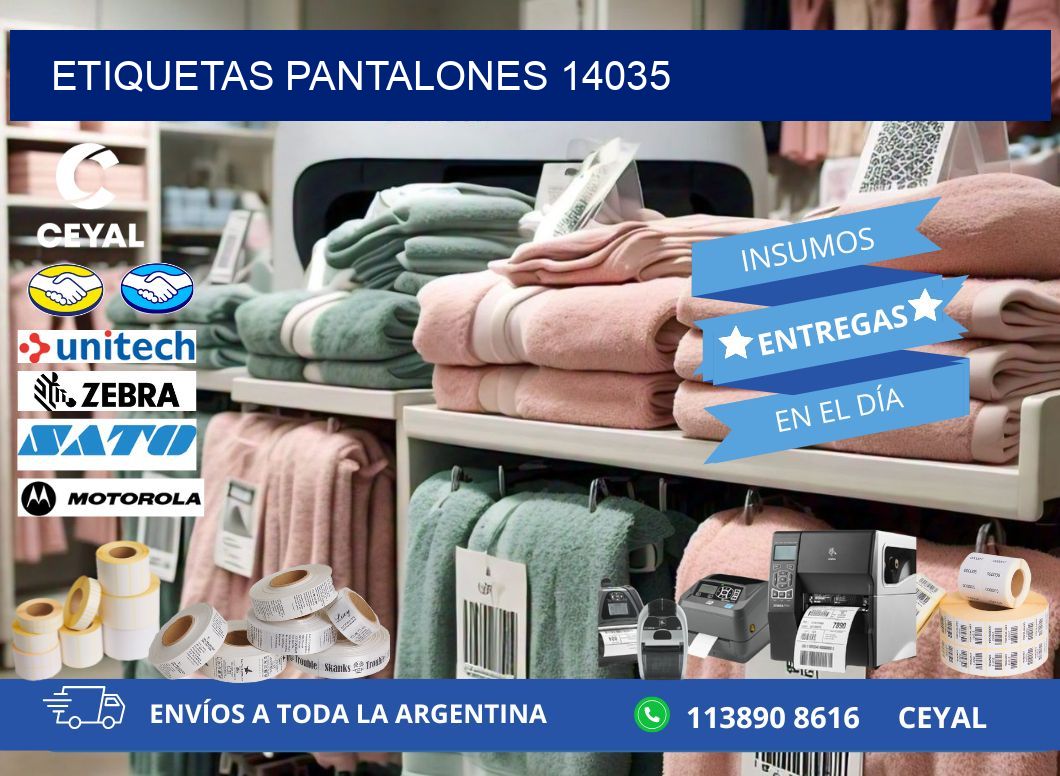 ETIQUETAS PANTALONES 14035