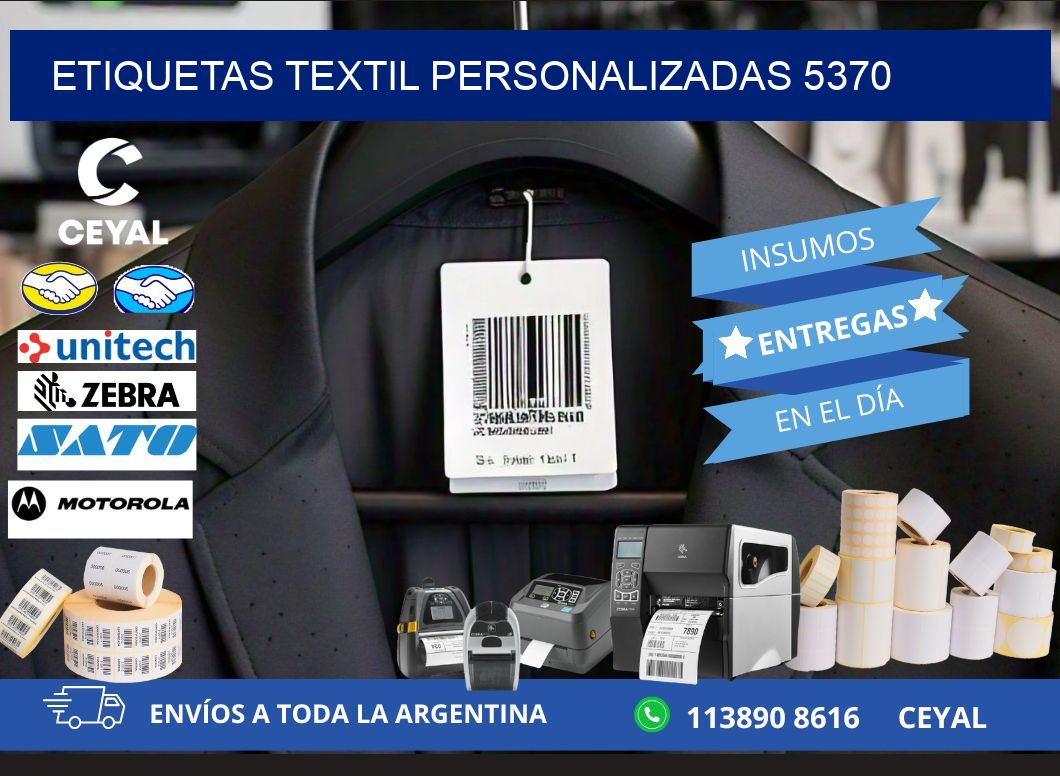 ETIQUETAS TEXTIL PERSONALIZADAS 5370