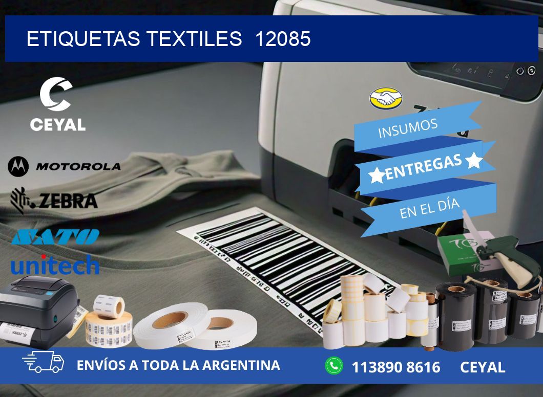 ETIQUETAS TEXTILES  12085