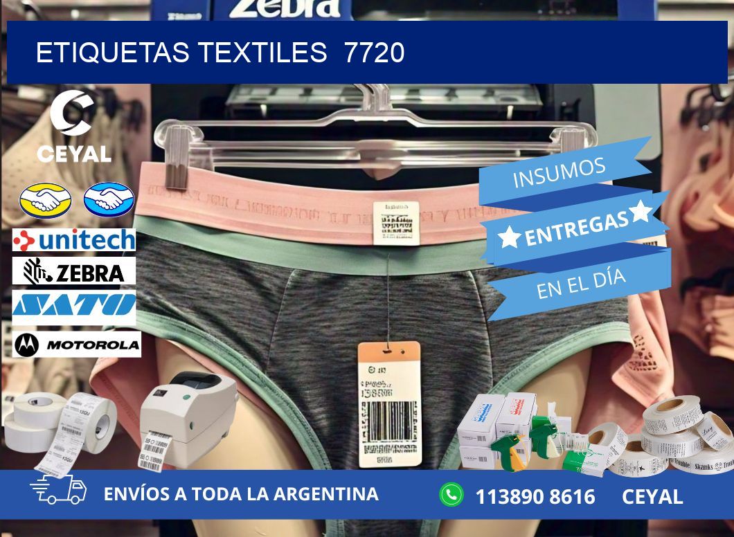 ETIQUETAS TEXTILES  7720