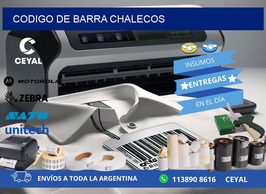 codigo de barra CHALECOS