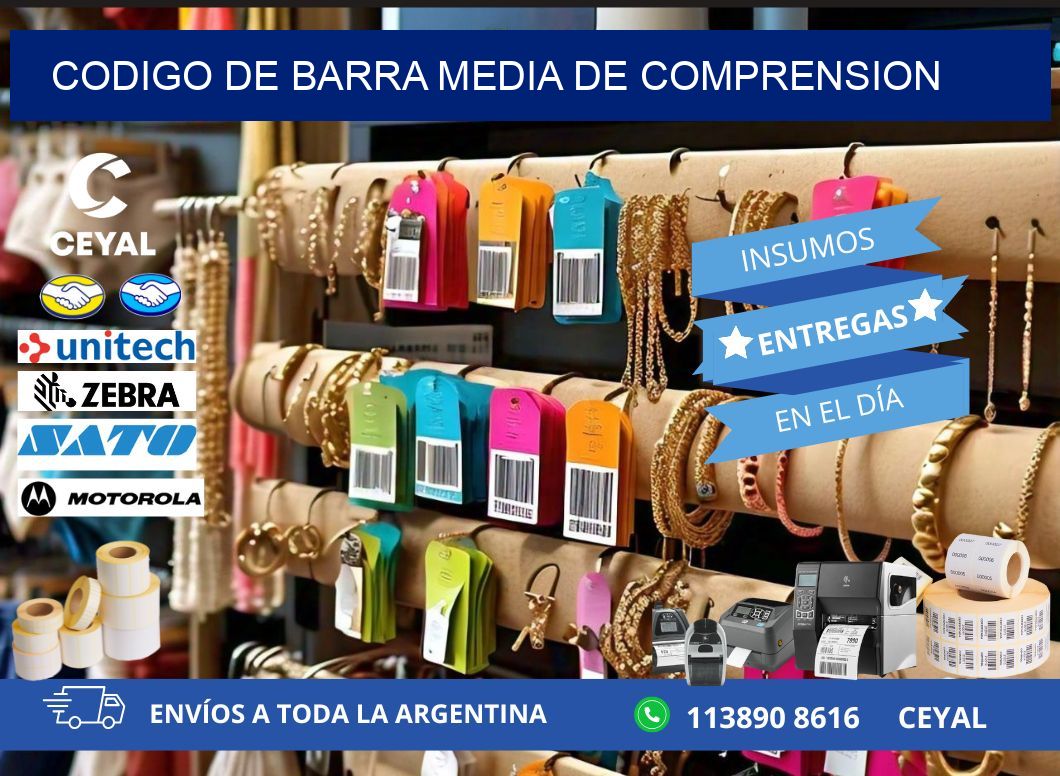 codigo de barra MEDIA DE COMPRENSION