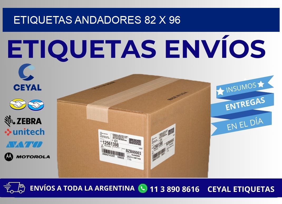 ETIQUETAS ANDADORES 82 x 96