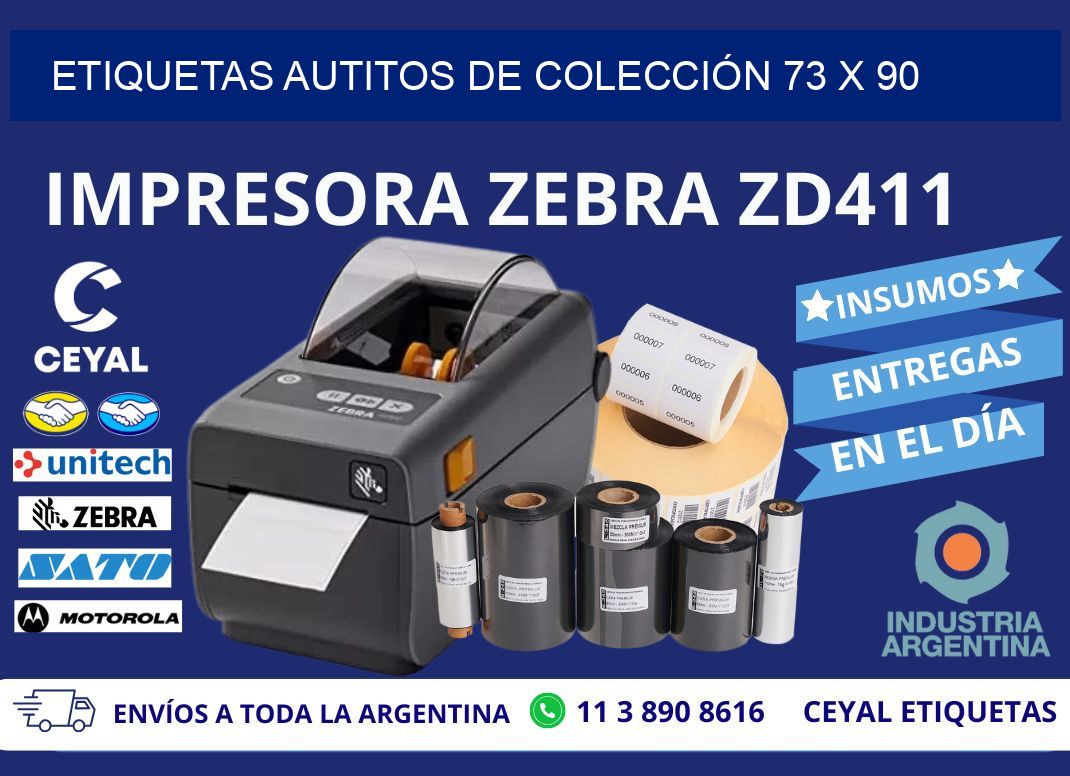 ETIQUETAS AUTITOS DE COLECCIÓN 73 x 90