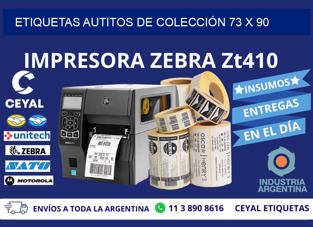 ETIQUETAS AUTITOS DE COLECCIÓN 73 x 90