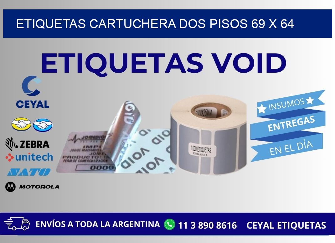 ETIQUETAS CARTUCHERA DOS PISOS 69 x 64