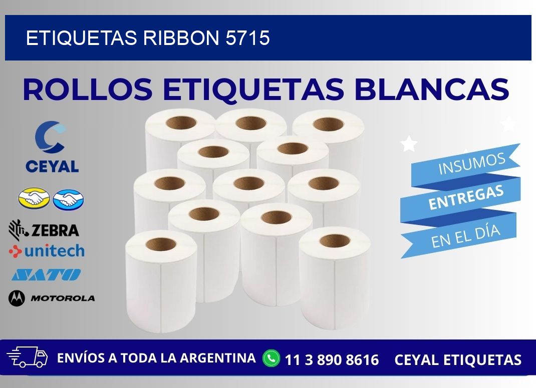 ETIQUETAS RIBBON 5715