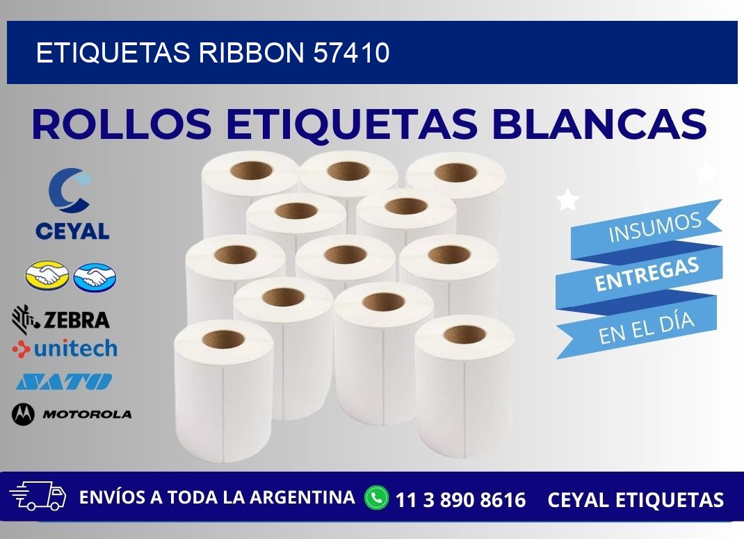 ETIQUETAS RIBBON 57410