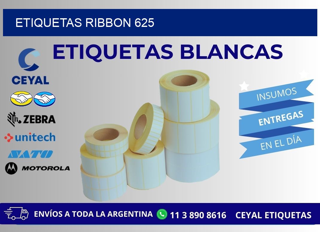 ETIQUETAS RIBBON 625