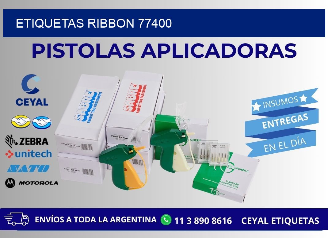 ETIQUETAS RIBBON 77400