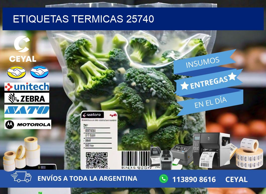 ETIQUETAS TERMICAS 25740