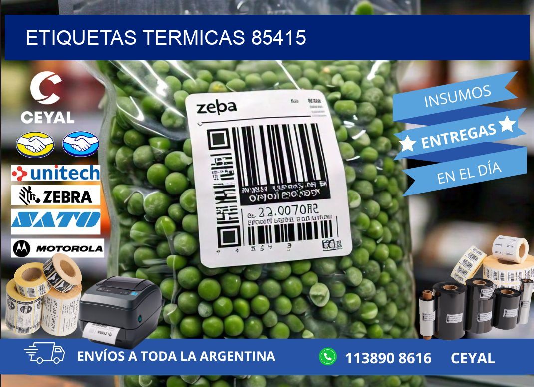 ETIQUETAS TERMICAS 85415