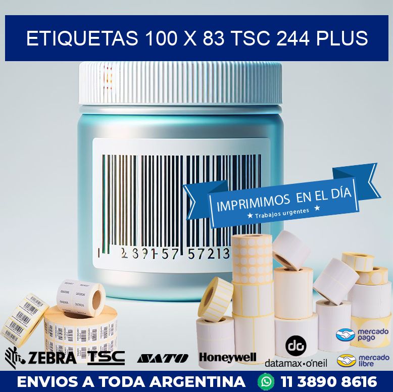 ETIQUETAS 100 x 83 TSC 244 PLUS