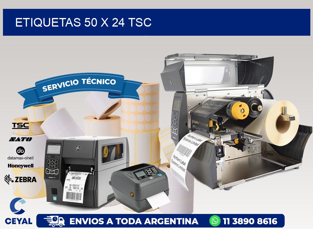 ETIQUETAS 50 x 24 TSC