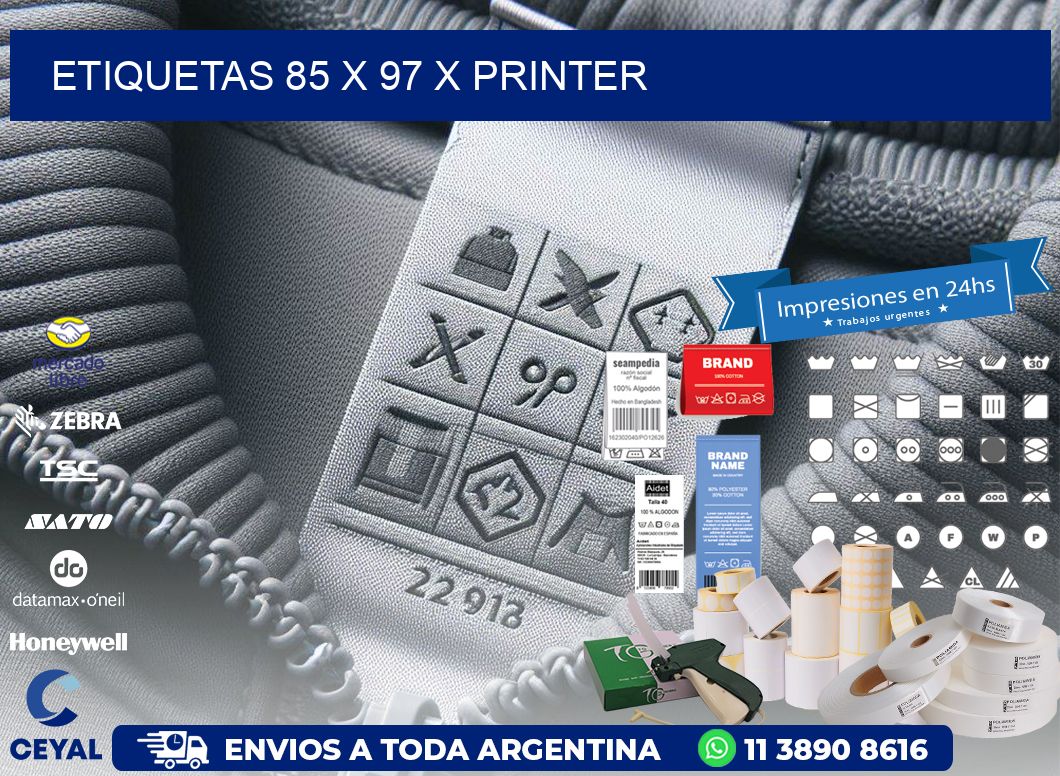 ETIQUETAS 85 x 97 X PRINTER