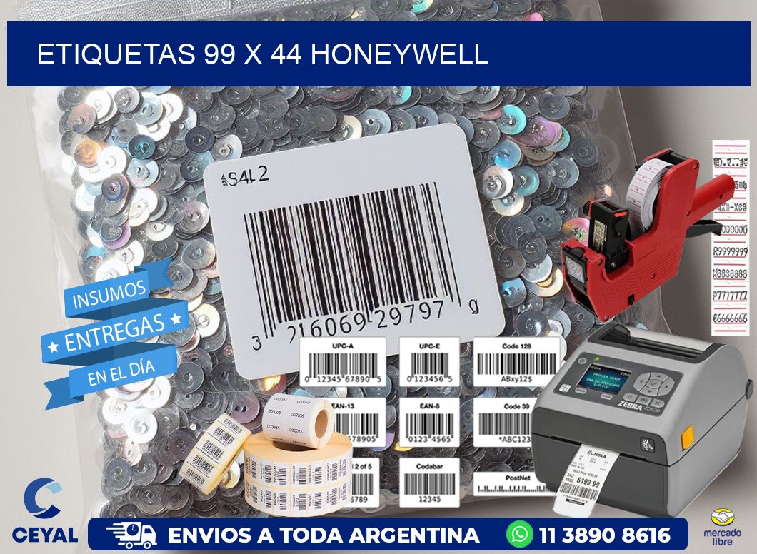 ETIQUETAS 99 x 44 HONEYWELL