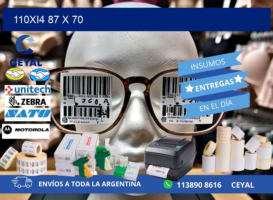 110Xi4 87 x 70