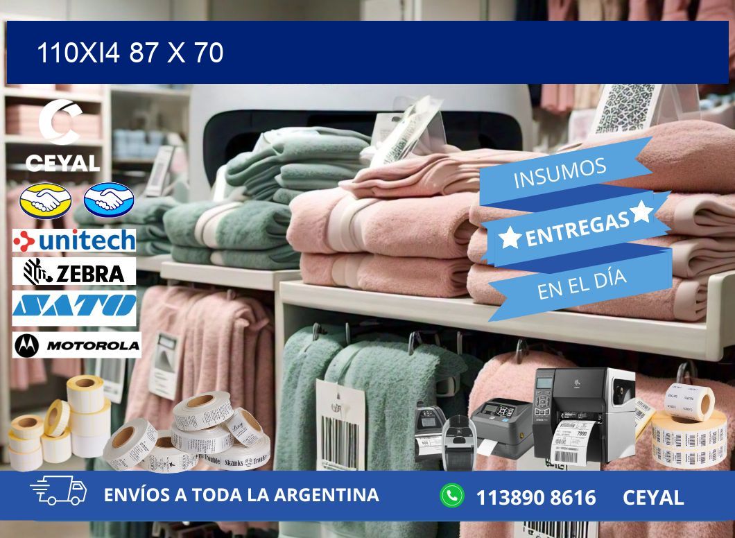 110Xi4 87 x 70