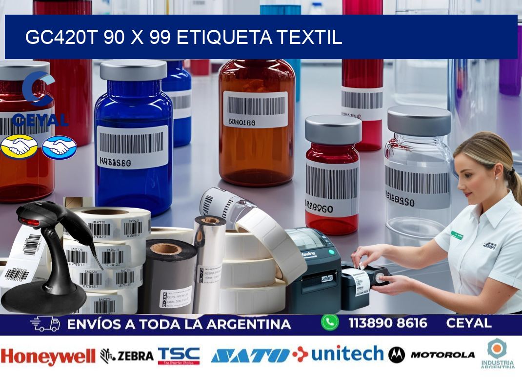GC420T 90 x 99 ETIQUETA TEXTIL