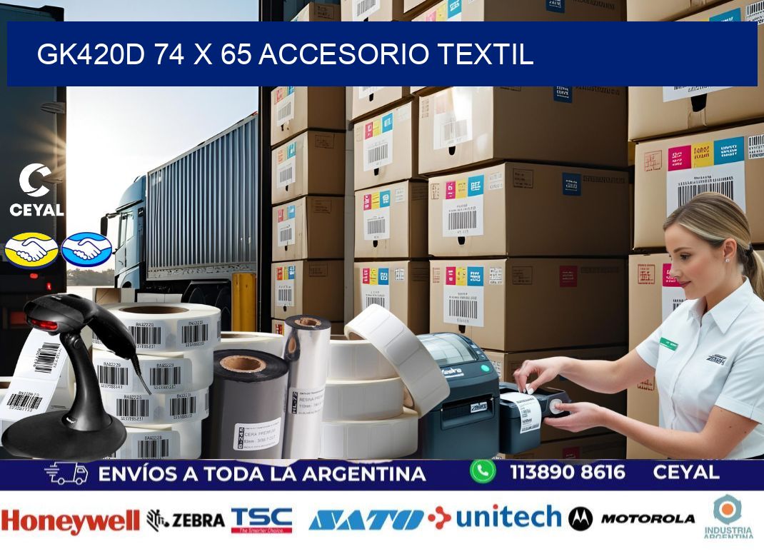 GK420D 74 x 65 ACCESORIO TEXTIL