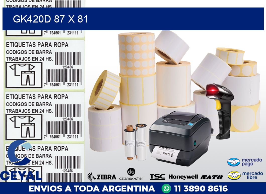 GK420D 87 x 81